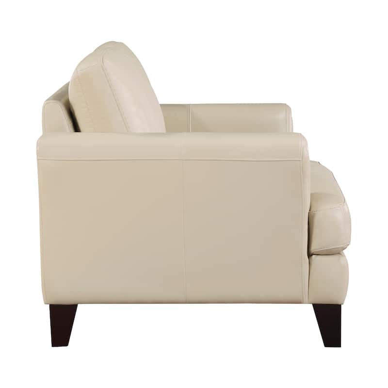 Howe Leather Living Room Chair - 44.5" x 38" x 35.5"