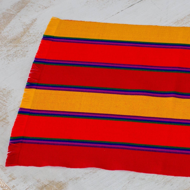 Novica Handmade Country Sunset Cotton Placemats (Set Of 6)