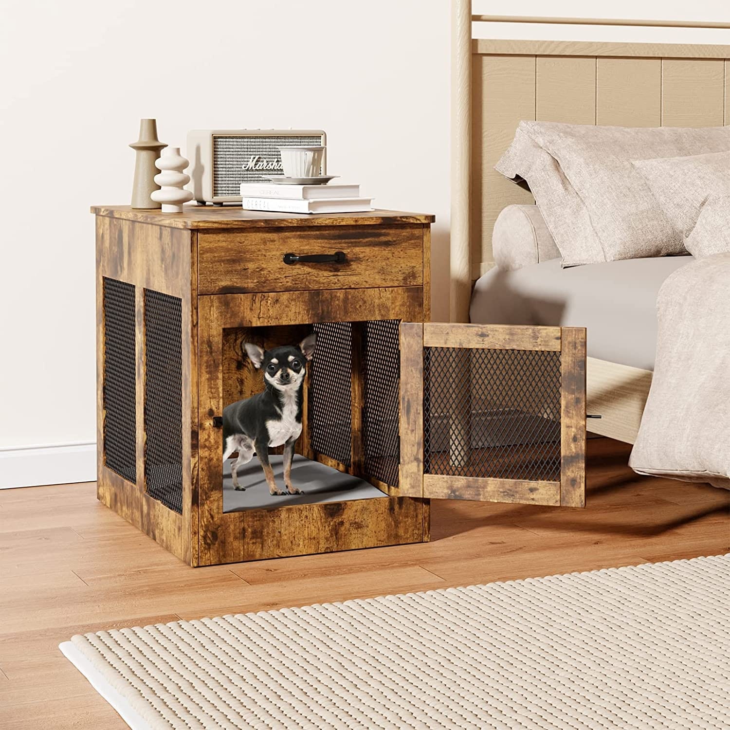 Nightstand kennel cheap