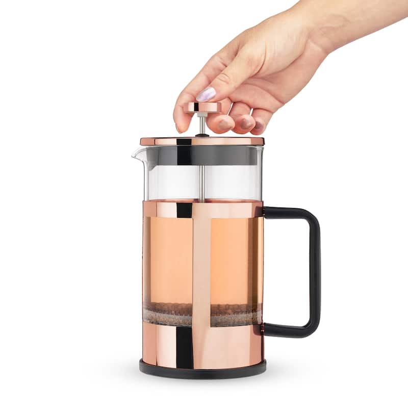 Piper Rose Gold Press Pot - 8.12" x 5.5"