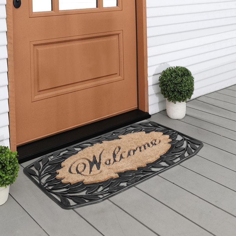 A1HC Entrance Door Mats, Durable Large Outdoor Rug, Non-Slip, Flock  Doormat, Heavy Duty Door Mat, Indoor/Outdoor Front Door - Bed Bath & Beyond  - 30081022