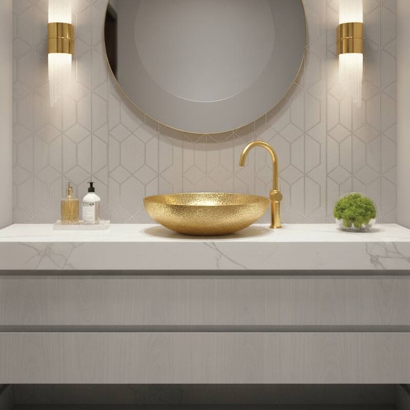 Fine Fixtures Luxury Modern Vessel Bathroom Sink