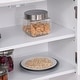 preview thumbnail 8 of 23, HOMCOM Kitchen Buffet Hutch Wooden Storage Cupboard with Framed Glass Door, Drawer and Microwave Space - 27"x15.75"x64.5"