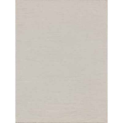 EXQUISITE RUGS Chelsea Flatweave New Zealand Wool Silver Area Rug.