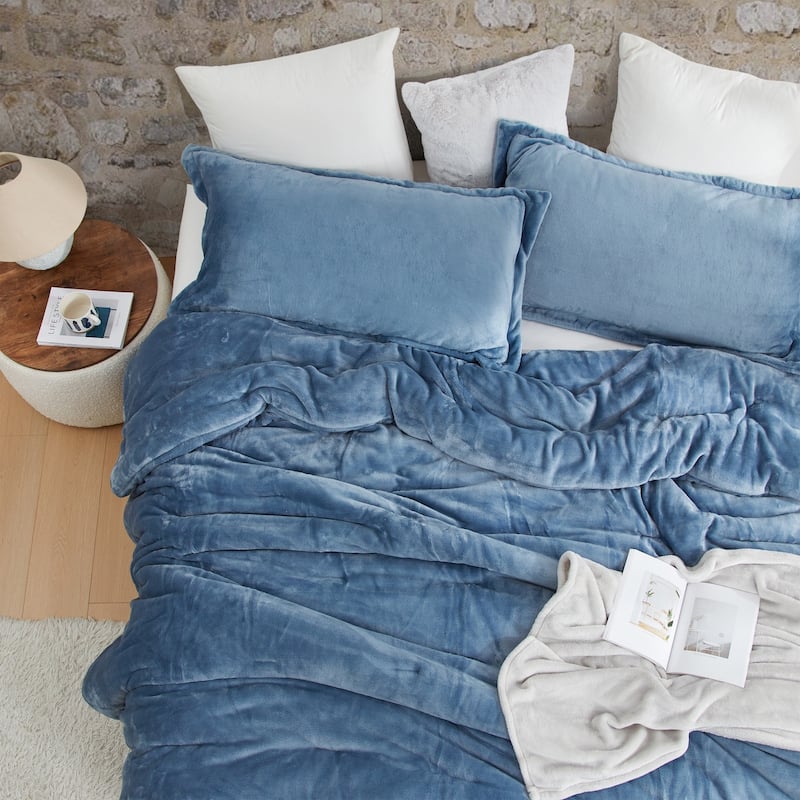 Me Sooo Comfy - Coma Inducer® Oversized Comforter Set - Smoke Blue