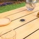 preview thumbnail 17 of 27, Patio Bar Table Outdoor Metal Bar Table Square Bistro Bar Table