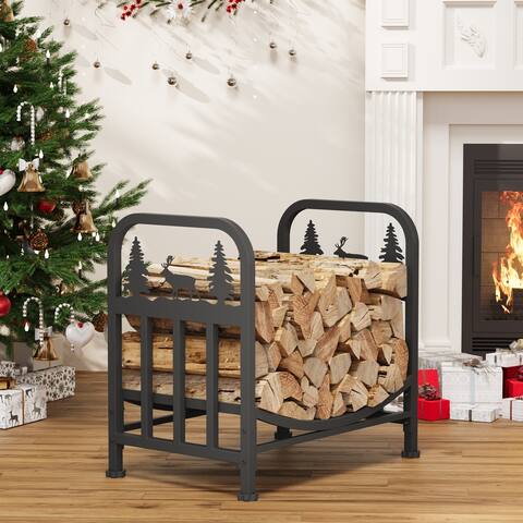 Firewood RackCamping Firewood Storage Holder Fire Wood Rack Outdoors