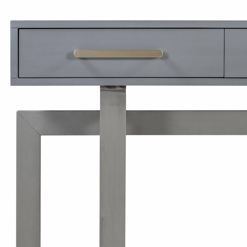 Elegant Extra Long Console Table with Three Drawers