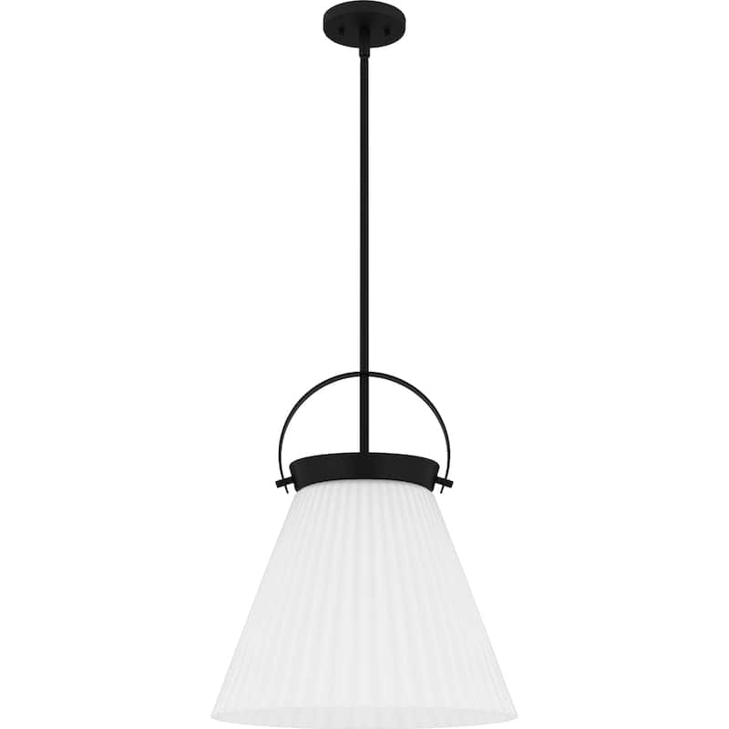 Thibault 1-Light Matte Black Pendant Light