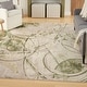preview thumbnail 6 of 29, Nourison Astra Machine Washable Indoor only Abstract Area Rug 6' 7" x 9' - Beige/Green