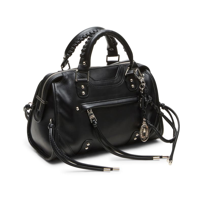 Steve Madden City Satchel - Black/Silver