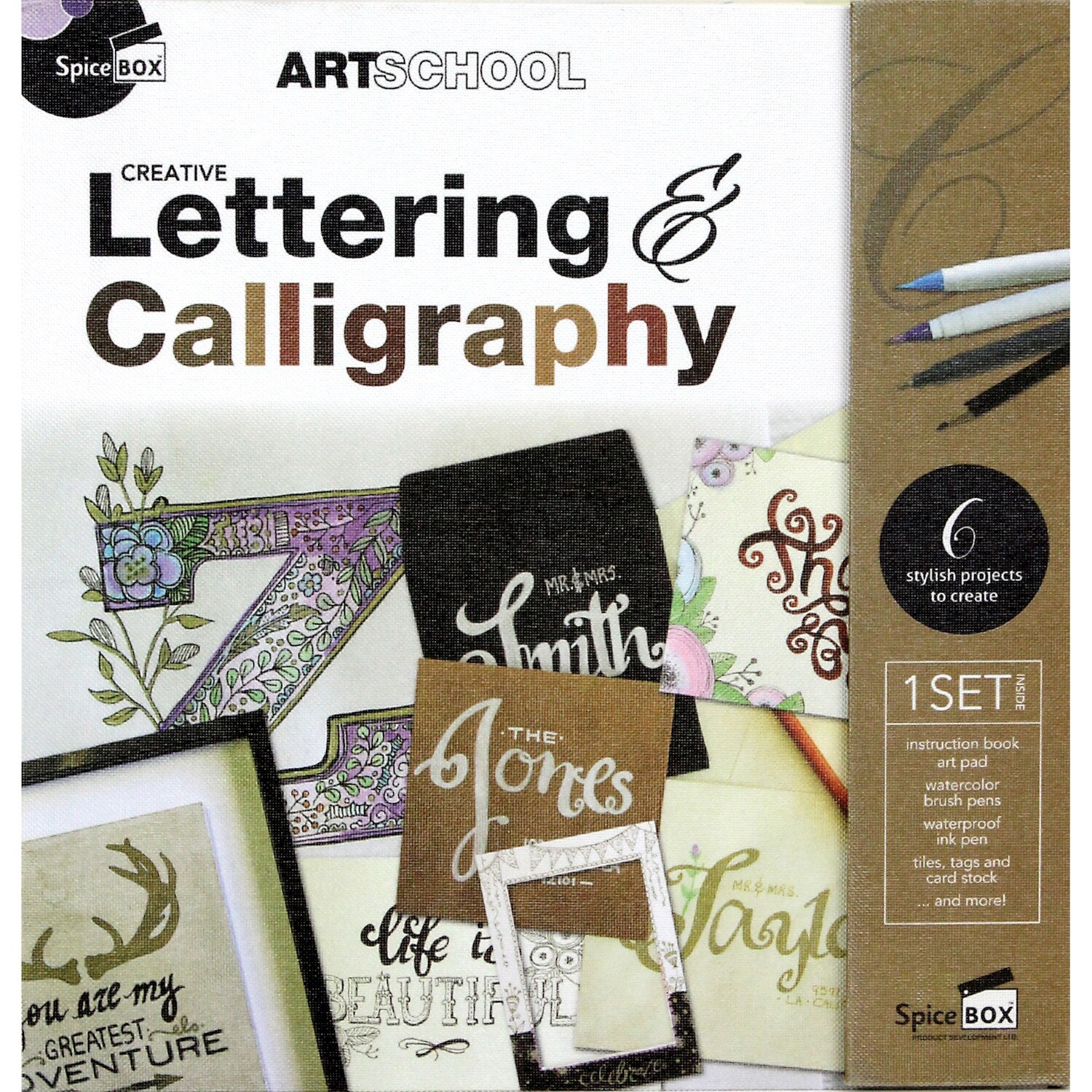 SpiceBox Creative Lettering for Young Artists Kit