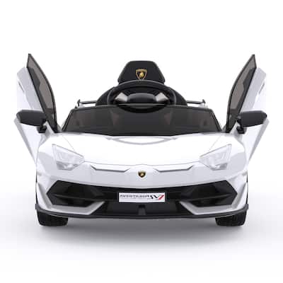 Ride On Car for Kids 12V Lamborghini Licensed Sports Car with Control