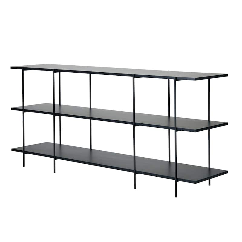 Wood and Metal 3-Tier Shelf