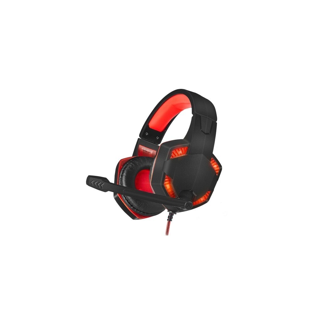 Microphone Red Gaming Headset X Shooter Gaming Headset With Swivel Microphone Connects To Pc Red Overstock 31481342 overstock com
