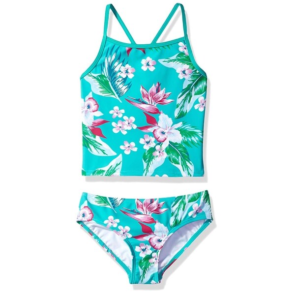 Kanu Surf Girls Melanie Beach Sport 2-pc Banded Tankini Swimsuit