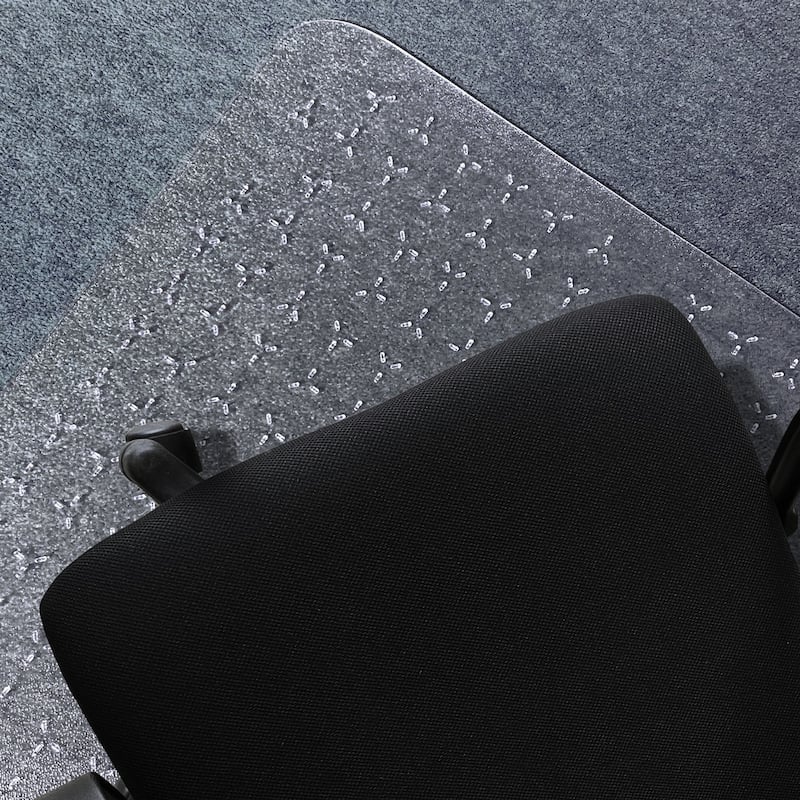 Cleartex® TrYlok® Vinyl Lipped Chair Mat for Low Pile Carpets up to 1/4"