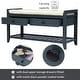 preview thumbnail 4 of 6, Shoe Bench, Entryway Bench with Storage Shoe Storage Bench with Cushion Seating Entryway Bench