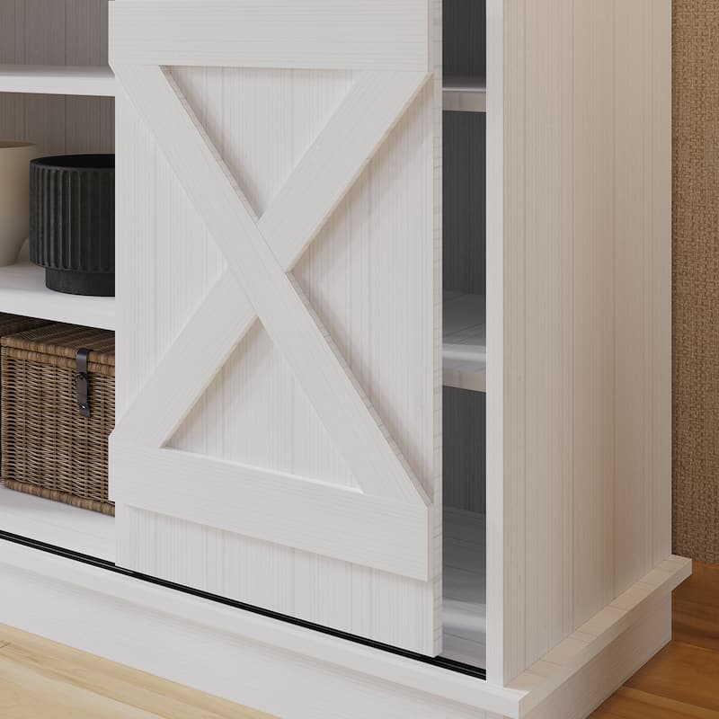 CraftPorch Vintage Style X-shaped TV Stand Console