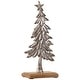 preview thumbnail 3 of 4, Embossed Swaying Tree Metal Christmas Decoration - 12"