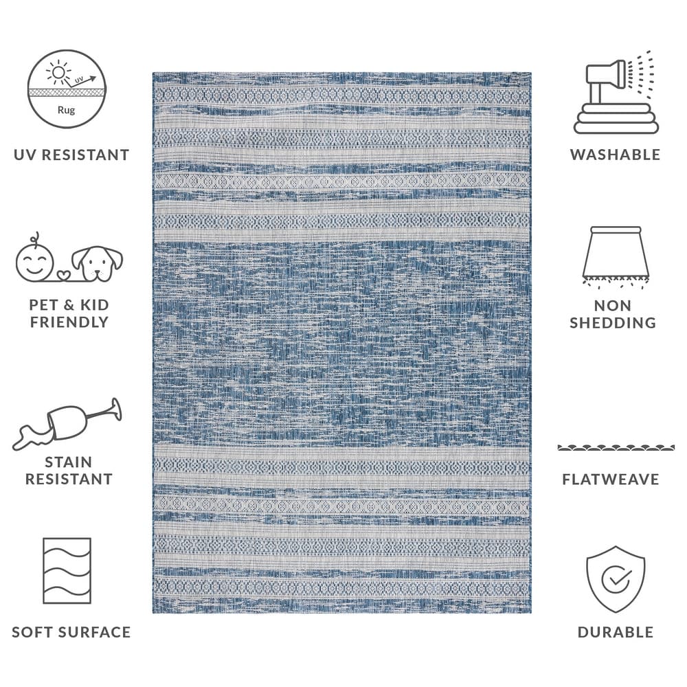 SAFAVIEH Courtyard Lysanne Indoor /Outdoor Waterproof Patio Backyard Rug