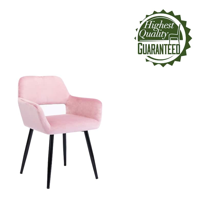 Porthos Home Giana Velvet/ Steel Dining Chairs (Set of 2)