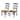 Simple Living Jessie Ladder back dining chair (Set of 2)