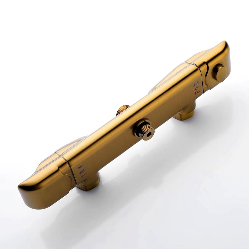 1-Spray Patterns with 1.5 GPM 10" Wall Mount Dual Shower Heads - 10 in