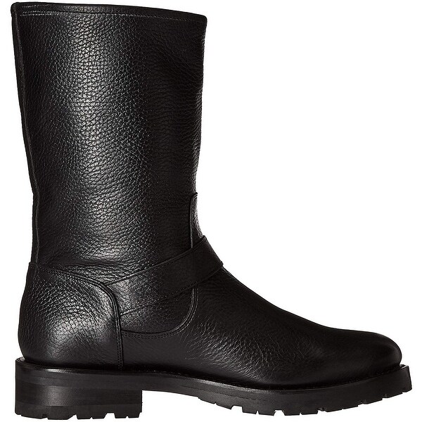 frye natalie mid engineer lug shearling