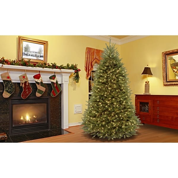 National Tree Company 7.5 ft. PowerConnect Dunhill Fir Tree with Clear Lights - 7.5 Foot