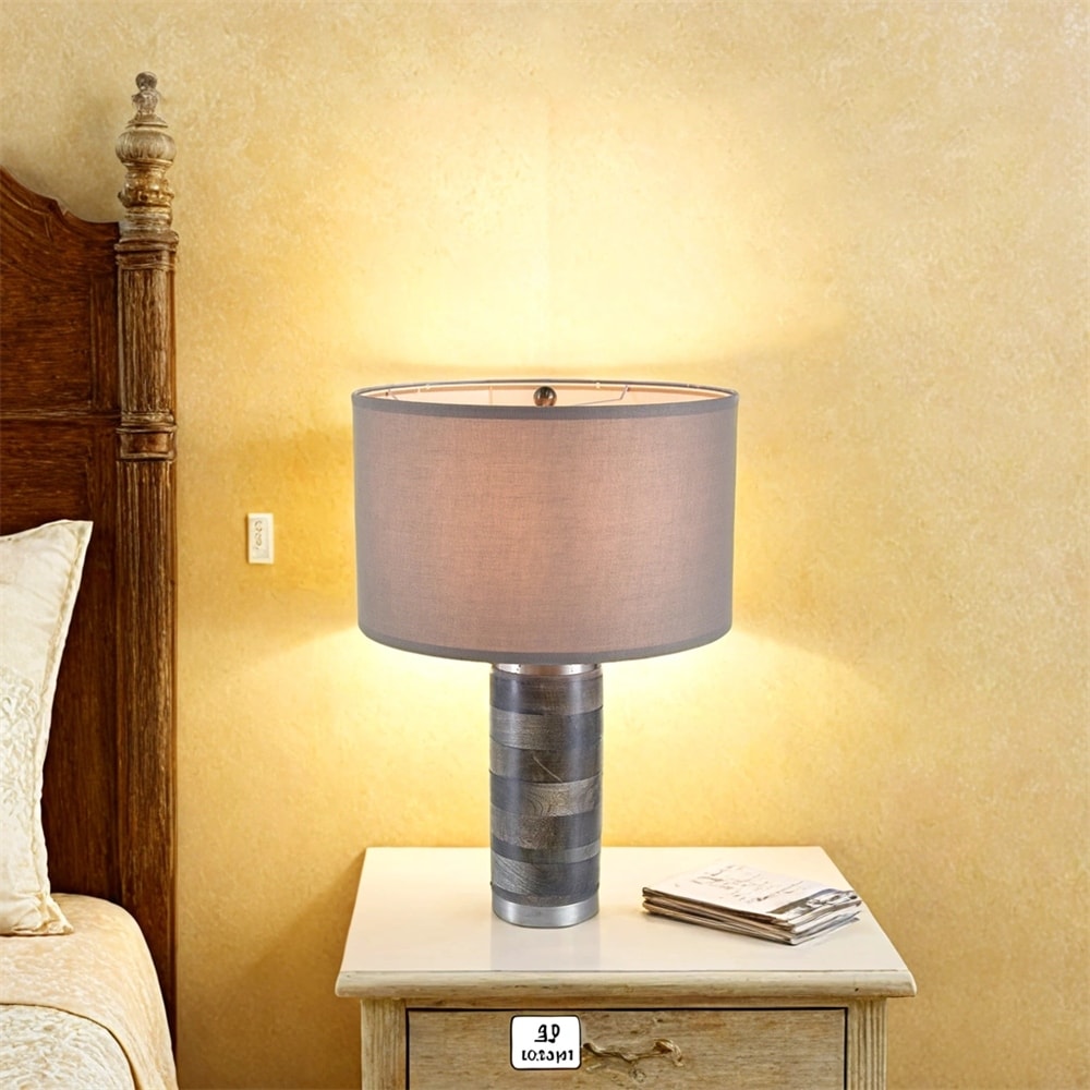 16x16x23.5" Brushed Table Lamp(Lamp Shade Assembly Required)