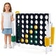 preview thumbnail 11 of 9, Costway Jumbo 4-to-Score 4 in A Row Giant Game Set Outdoor Indoor Kids