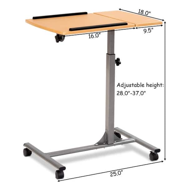 Shop Costway 1pc Adjustable Laptop Notebook Desk Table Stand