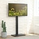 preview thumbnail 1 of 12, FITUEYES Iron Base Swivel Floor TV Stand Mount for TVs Up to 55 - 26 -55 INCHES 26 -55 INCHES - Black