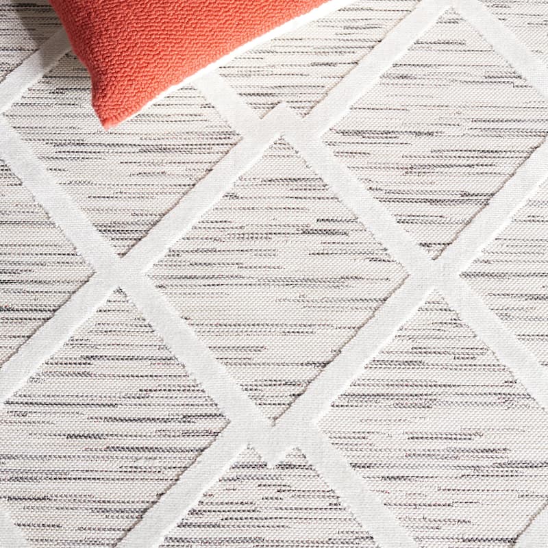 SAFAVIEH Cabana Nilay Trellis Waterproof Patio Backyard Rug