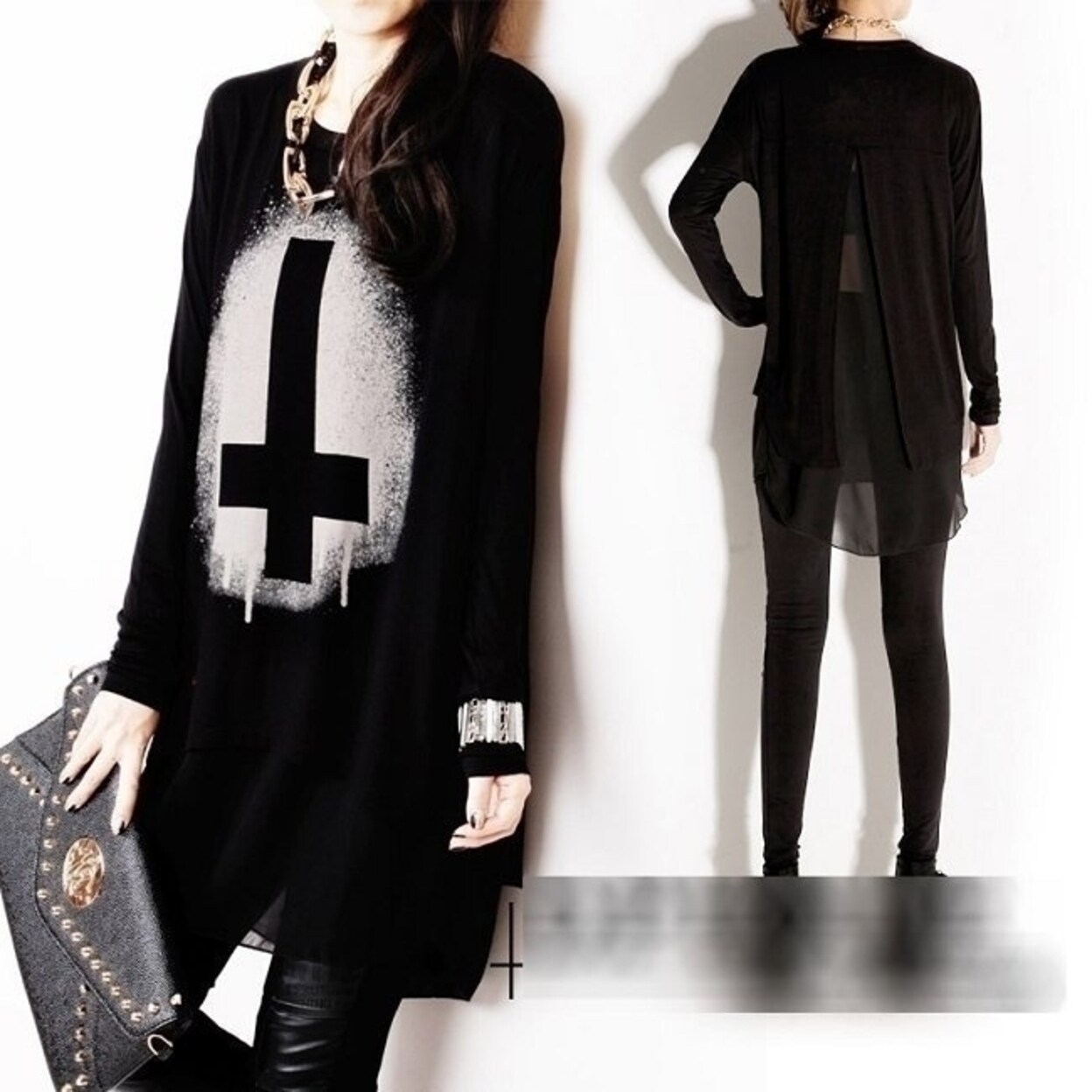Shop Women Korean Style Casual Chiffon Tops Fashion Splicing