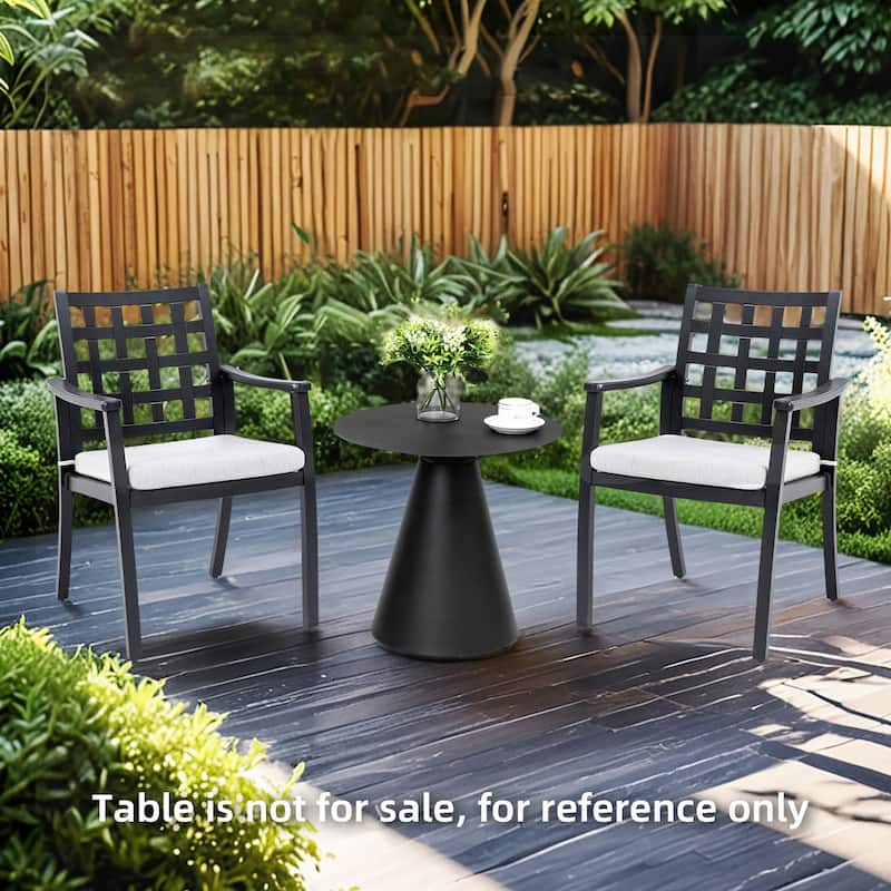 Outdoor Patio 2-Piece Dining Chairs