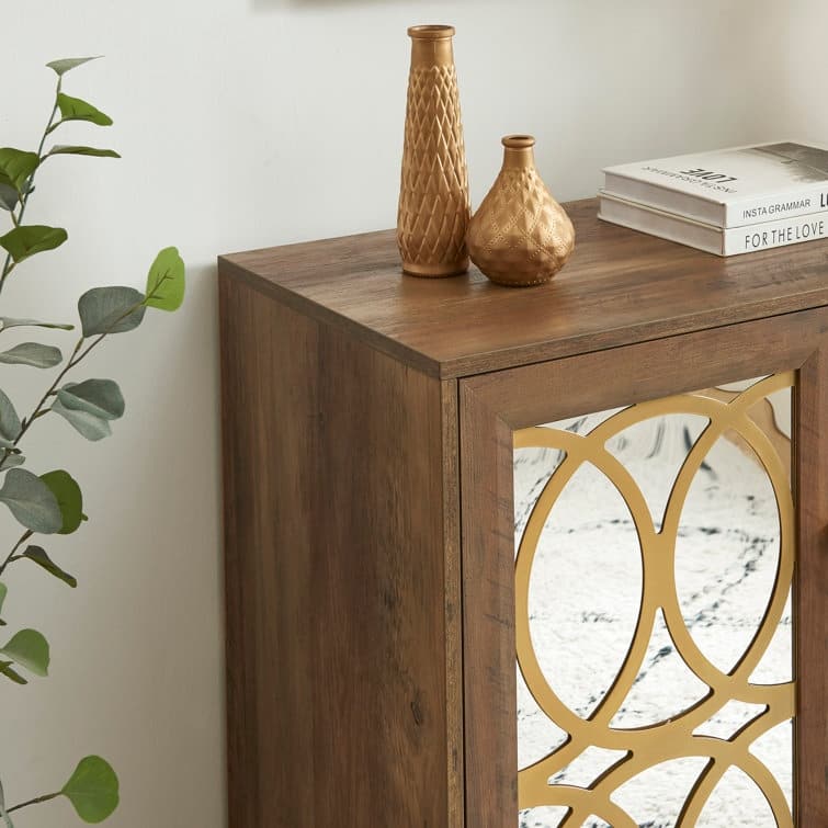 Wood Accent Cabinet 31.1'' H X 32.3'' W