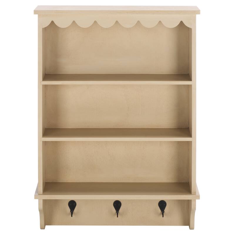 SAFAVIEH Home Haven 3 Hook Wall Rack - 19"W x 5"D x 26"H