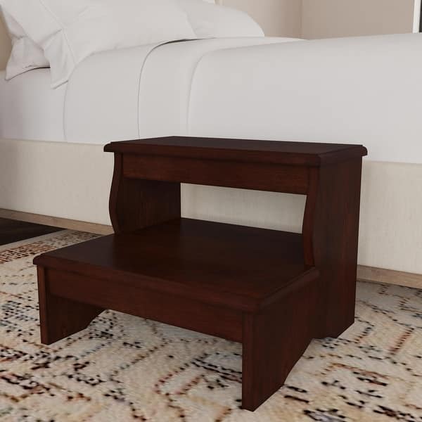 slide 2 of 10, Melrose Cherry Step Stool Brown