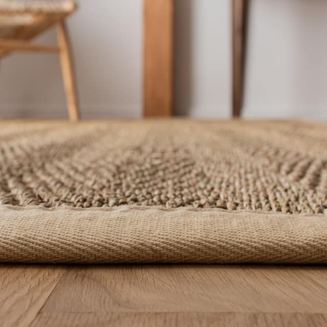 SAFAVIEH Natural Fiber Oceana Herringbone Seagrass Rug