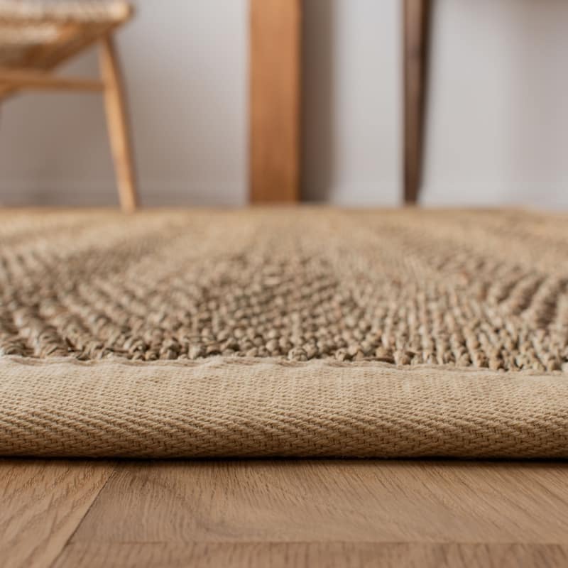 SAFAVIEH Natural Fiber Oceana Herringbone Seagrass Rug