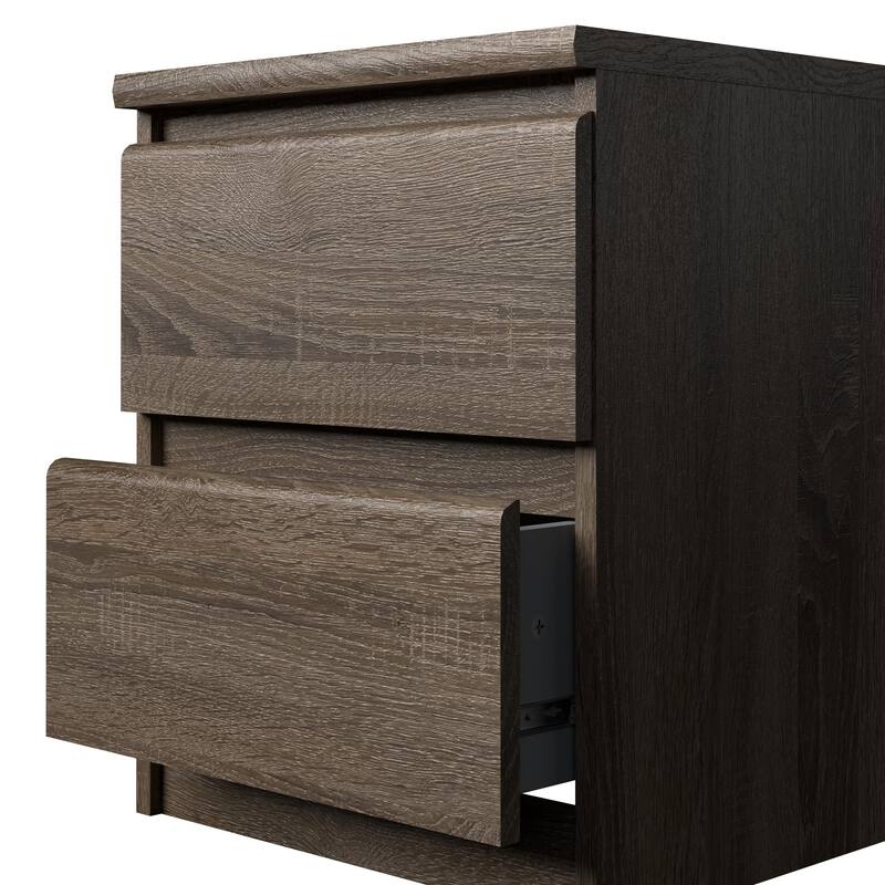 Porch & Den McKellingon Contemporary 2-drawer Nightstand