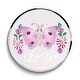 preview thumbnail 3 of 2, Curata Love You Pink Butterfly with Crystals Handcrafted Glass Figurine