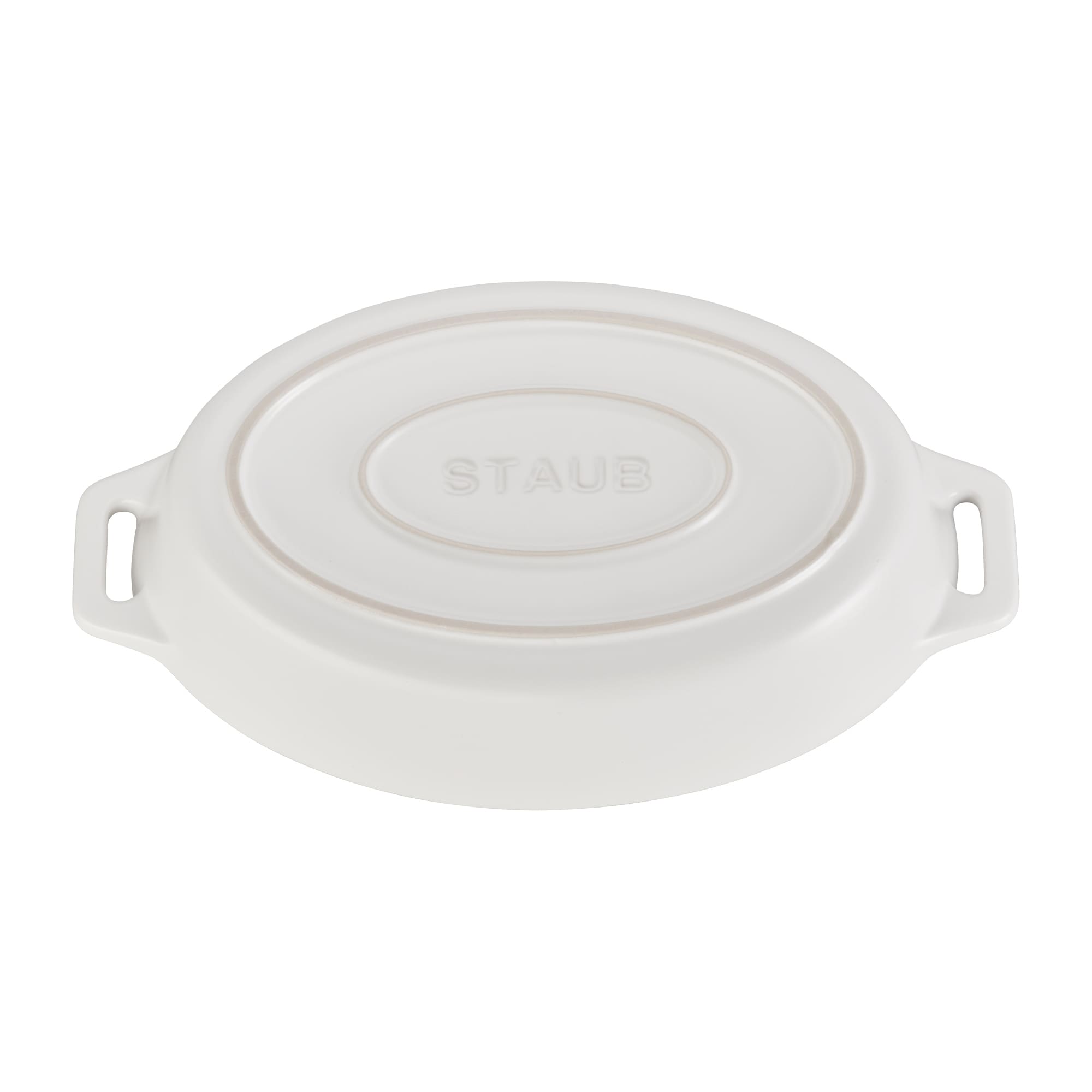 Staub Ceramic - Oval Baking Dishes/ Gratins 2-pc, oval, Baking Dish Set,  black matte