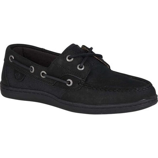 sperry koifish boat shoe black