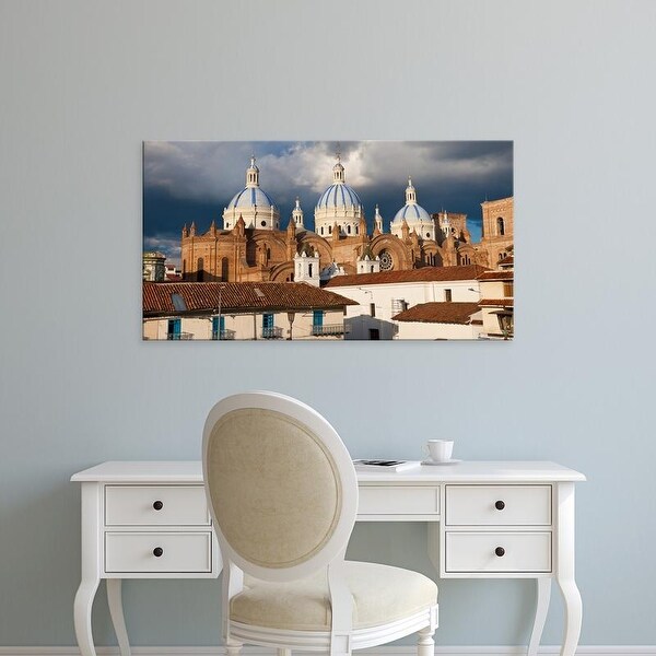 Easy Art Prints Panoramic Image 'Immaculate Conception Cathedral, Cuenca, Azuay Province, Ecuador' Canvas Art