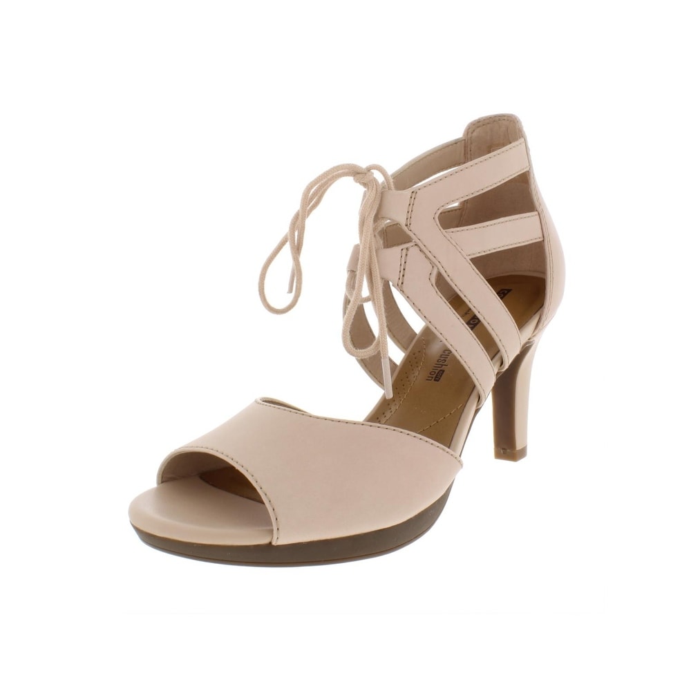 clarks strappy heels