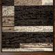 Miranda Haus Geometric Modern Patchwork Polypropylene Indoor Area Rug