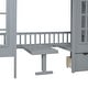 preview thumbnail 13 of 13, Wood Kids Storage Bed with Convertible Dorm Loft Bed, Twin Over Twin Bunk Beds with Upper Bed and Down Desk for Teens Boys Girls